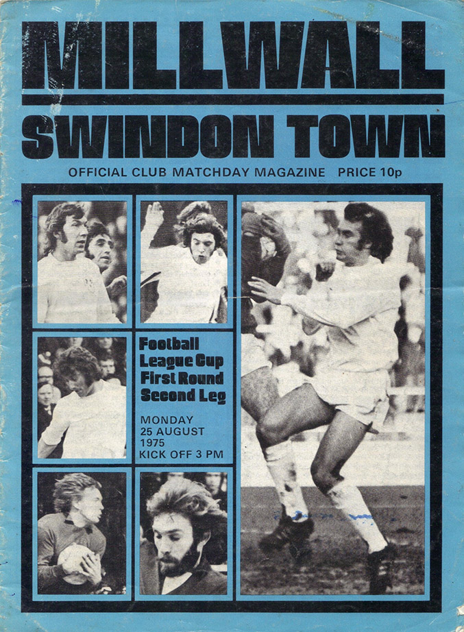 <b>Monday, August 25, 1975</b><br />vs. Millwall (Away)